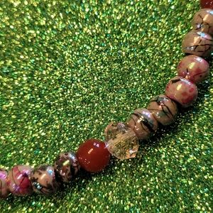 Beaded necklace handmade